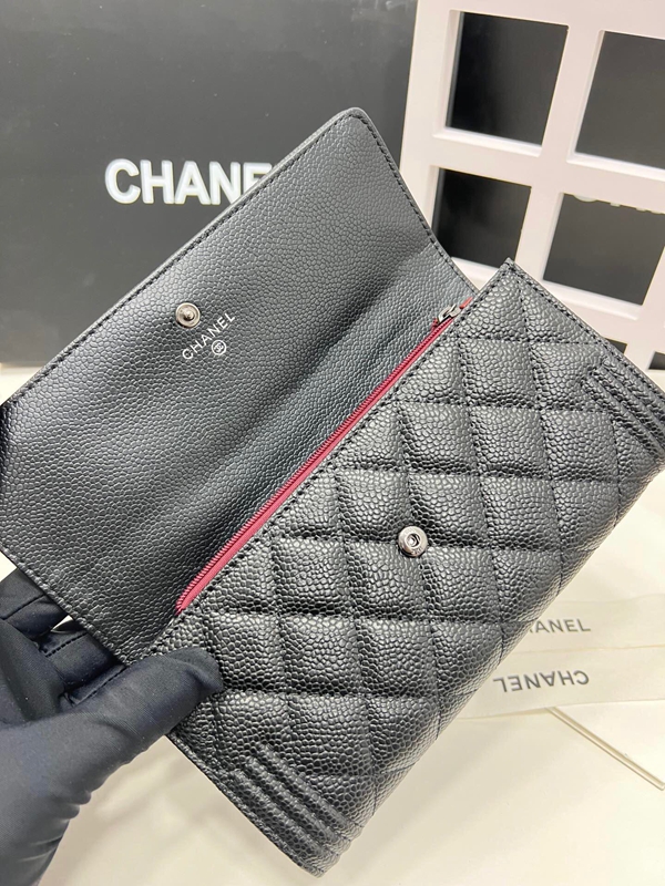 コピーシャネル激安財布角部分ディテール